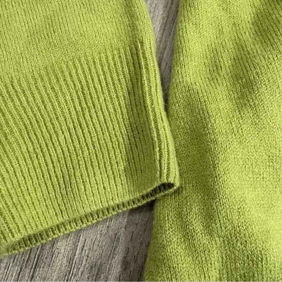 Appleseeds Cozy Green Pullover Mock Neck Sweater Size 0X - Picture 6 of 12